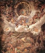 Giulio Romano The Fall of the Gigants sh oil on canvas